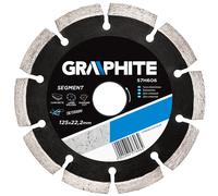 Disque diamant 125 x 22,2 mm, segmenté, soudé au laser