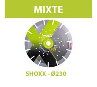 Disque diamant Ø230 Mixte SHOXX MX13 SAMEDIA