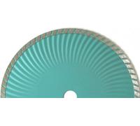 Disque diamant à segmentation turbo avec bord continu - Ø 180 mm