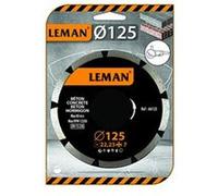 Disque diamant à segments - D. 125 x 2 x 22.23 mm - HT. 7 mm - Béton - LEMAN - 66125
