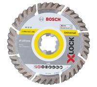 Disque diamant béton/pierre 125 x 2mm X-Lock Bosch