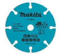 Disque diamant carbure Ø76x10 mm pour meuleuse compacte - MAKITA D-74837