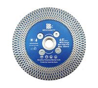 Disque Diamant Carrelage 115mm-BRSCHNITT Disque de coupe Découpage et ponçage de carreaux de X Maille Turbo porcelaine Granit Marbre Céramique Maçonnerie Filetage M14