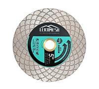 Disque Diamant Carrelage 125x22,23mm LEKOMESH - Lame de Scie Diamant Pour Couper et Meulage Carrelage,Céramique,Marbre,Granit,Pierre Artificielle,Meuleuse D'angle, Ventilateur