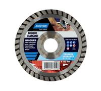 Norton Disque diamant Travaux courants segmenté pour brique 115 mm