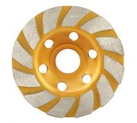 Disque Diamant de Meulage, 100mm Diamètre, pour Pierre, Marbre, Granit, Céramique, Béton, Vitesse Max 80 RPM, Alésage 20/22mm