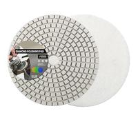Disque Diamant de Polissage 100 mm Grain 3000 Tampon Pad Humides Secs Granit Pierre Béton Marbre Meuleuse d'Angle Machine à Polir