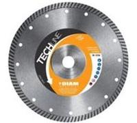 Disque diamant DIAM INDUSTRIES FC80 75 mm alésage 10 mm pour carrelage coupe à sec ou eau