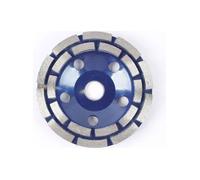 Disque Diamant, Diamant à Meuler Béton 180 x 22,2 mm Double Rangée, Meule Diamantée Universelle pour Poncer Béton, Pierre, Granit Ch