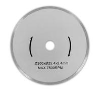 Disque diamant - EBERTH - TC3-D200 - Ø 200 mm - 2 pièces - Découpe carrelage, marbre, céramique