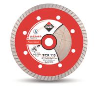 Disque diamant grès porcelaine turbo TCR 115 mm x 22,2mm Superpro Rubi
