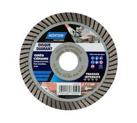 Disque diamant intensif turbo pour grès NORTON, Diam.115 mm