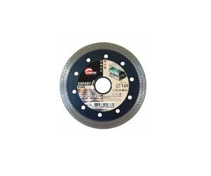 Disque Diamant Jante Continue à Croisillons Grès Cérame 125x22,23 Ht 10 Leman