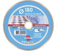 DISQUE DIAMANT JC CARRELAGE 180X30/25.4/22.23 HT5 - 68180 - LEMAN