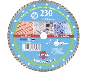 DISQUE DIAMANT JC UNIVERSEL 230X22.23 HT7 Jante continue - 67230 - LEMAN
