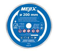 Disque diamant - MEJIX - 180015 - 200 mm BR 25.4/22.2 mm