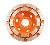Disque Diamant,Meule assiette diamantée 100mm - BRSCHNITT béton universel 125 mm x 22,2 mm meule double rangée