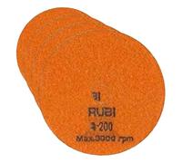Disque diamant polissage et poncage a sec 100 mm gr. 200 RUBI - 62972 (Lot de 4)