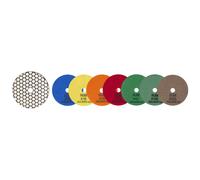 Disque diamant polissage et poncage a sec ø100 mm gr.50 - RUBI - 62970
