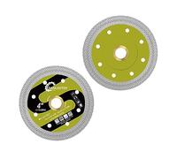 Disque Diamant pour Carrelage 105mm - 2pcs X Maille Découpeuse Disque pour Carreaux Céramique Porcelaine Marbre Pierre Artificielle pour Scie Circulaire SANLEETEK