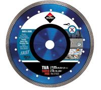 Disque diamant pour matériaux durs TURBO VIPER TVA 125mm SUPERPRO - RUBI 31933