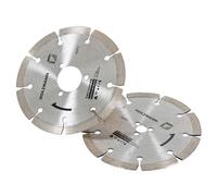 Jeu de 2 disques diamant pour scie circulaire - Ø 125 mm - alésage 22,23 mm