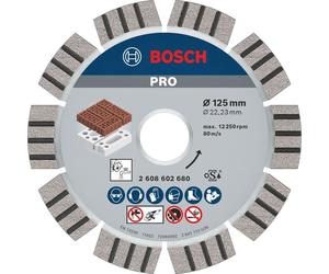 Disque diamant PRO Abrasif Bosch,125x22.