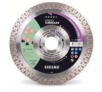 Disque diamant PRO CÉRAM D. 115 x 22,23 x H 10 mm Grès céram/dalle - 11130027 - Sidamo