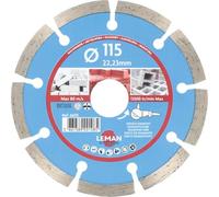 DISQUE DIAMANT SEGMENTS MAÇONNERIE 115X22.23 HT 7-66115 - LEMAN