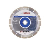 Disque diamant spécial pierre et béton pour meuleuses Ø230mm alésage 22,23mm Standard for Stone BOSCH 2608602601