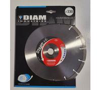 DIAM INDUSTRIES Disque diamant BS60 pour béton, brique, parpaings, pierre – Ø230 mm