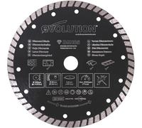 Disque diamant turbo béton/pierre 185 x 20mm Evolution