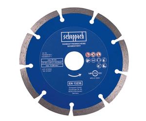 Disque diamante 125x22,23 mm 9t pour rainureuse murale Scheppach MNF2250