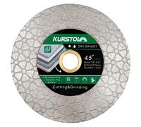 Disque diamanté - 4,5 pouces / 115 mm, pour découper et meuler des carreaux