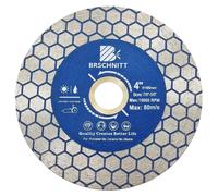 Disque diamanté de 105 mm, double face, pour découper et poncer le granit, le marbre et les carreaux