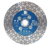Disque diamanté de 115 mm, double face, pour découper et meuler du granit, du marbre, des carreaux, des pierres naturelles. Filetage M14