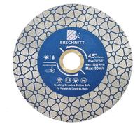 Disque diamanté de 115 mm, double face, pour découper et poncer le granit, le marbre, les carreaux et les pierres naturelles