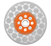 Disque diamanté de 115 mm, double face, pour découper et poncer le granit, le marbre, les carreaux et les pierres naturelles
