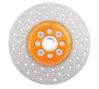 Disque diamanté de 115 mm, double face, pour découper et poncer le granit, le marbre, les carreaux et les pierres naturelles