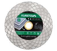 Disque diamanté de 125 mm pour découper et meuler des carreaux de céramique, du granit et du marbre