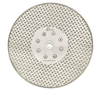 Disque diamanté de 230 mm pour meuleuses, lames de scie galvanisées - pour le sciage et le meulage du granit, du marbre, de la céramique, de la porcelaine, des carreaux, du quartz, avec filetage M14