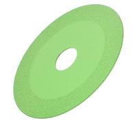 Disque Diamanté de Coupe du Verre et Carrelage pour Meuleuse 100 MM | Acier au Manganèse Vert Clair, Utilisation à Sec Eau, Changement Rapide, Bords Nets, Projets DIY