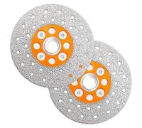 Disque diamanté de ponçage, 100 mm, 2 pièces, à double face, pour pierre