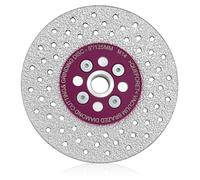 Disque diamanté et disque abrasif, 125 mm, pour découper et poncer le granit et les carreaux de céramique