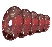 Disque diamanté multifonction de 115 mm, haute efficacité, pour découper le granit et le béton