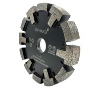 Disque diamanté pour découpe sèche, modèle Tuck Point, 120 mm, pour béton, largeur de tranchant 16 mm, épaisseur 10 mm, diamètre de perçage 22,23 mm