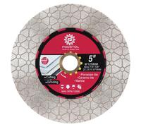Disque diamanté pour découper et poncer - 5 pouces (125 mm) - Double face, pour carreaux de céramique et de porcelaine