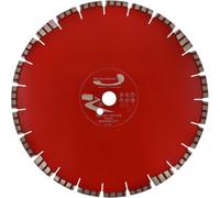 Disque diamanté PRODIAMANT 300 mm Béton, asphalte Laser combiné BA505 Perçage