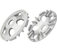 Disque diamanté Thermo PLUS 125 mm x 22,23 mm | Plateau diamanté pour béton, enduit de ciment, etc. | Disque de ponçage pour béton, adapté aux travaux de rénovation, couleur argent. | Modèle comparabl