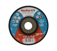 Disque FGD-CP 115 x 6 x 22,23 Carbon Nylon Épais Noir Fischer Meuleuse d'angle